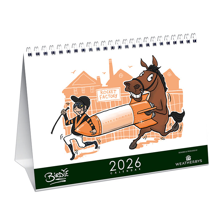 Birdie Desk Calendar 2026