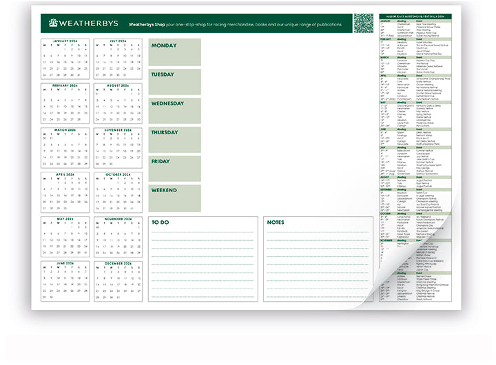 Weatherbys Desk Planner 2026